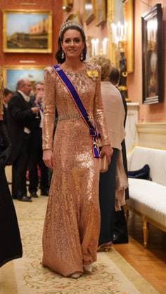 . 05 12 2023. London, United Kingdom. Kate Middleton, the Princess of Wales, at the annual Diplomatic Reception at Buckingham Palace London.  xPoolx xi-Imagesx IIM-24861-0006