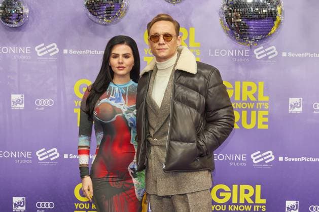 Bilder des Jahres 2023, Entertainment 12 Dezember Entertainment Themen der Woche KW49 Ruby O. Fee und Matthias Schweighoefer - Kinopremiere Girl You Know It s True im Zoo Palast Berlin am 05.12.2023. Premiere - Girl You Know It s True *** Ruby O Fee and Matthias Schweighoefer cinema premiere Girl You Know It s True at Zoo Palast Berlin on 05 12 2023 Premiere Girl You Know It s True