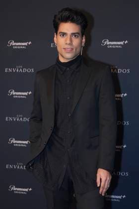 Los Enviados Tv Series Premiere December 5, 2023, Mexico City, Mexico: Eduardo Brito attends the blue carpet of ˜Los Enviados™ Tv Series premiere. at Teatro Helenico. on December 5, 2023 in Mexico City, Mexico. ( Photo by Jaime Nogales Eyepix Group) Copyright: xJaimexNogales xEyepixxGroupx JN_05122023_106633