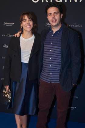 Los Enviados Tv Series Premiere December 5, 2023, Mexico City, Mexico: Veronica Bravo and David Gaytan attend the blue carpet of ˜Los Enviados™ Tv Series premiere. at Teatro Helenico. on December 5, 2023 in Mexico City, Mexico. ( Photo by Jaime Nogales Eyepix Group) Copyright: xJaimexNogales xEyepixxGroupx JN_05122023_106666