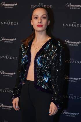 Los Enviados Tv Series Premiere December 5, 2023, Mexico City, Mexico: Assira Abbate attends the blue carpet of ˜Los Enviados™ Tv Series premiere. at Teatro Helenico. on December 5, 2023 in Mexico City, Mexico. ( Photo by Jaime Nogales Eyepix Group) Copyright: xJaimexNogales xEyepixxGroupx JN_05122023_106677