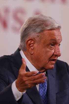 Mexico s President, Lopez Obrador Daily Briefing Conference December 6, 2023 in Mexico City, Mexico: President of Mexico ospeaks during the daily morning press conference in front of reporters at the national palace. on December 6, 2023 in Mexico City, Mexico. (Photo by Carlos Santiago Eyepix Group) Copyright: xCarlosxSantiagox xEyepixxGroupx CS202312068518