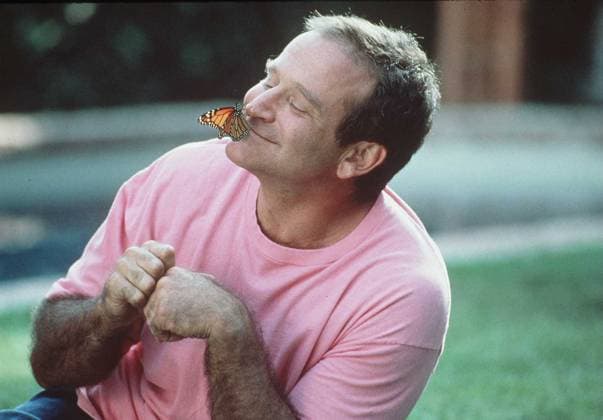 Robin Williams starring in Jack. 3112 June 11, 1996 Robin Williams stars in his new movie Jack. The heartwarming tale of a boy whose body has a faster growth rate then most people, although his mind still develops normally. www.pacificcoastnews.com UK: +44 131 225 3333 3322 USA: +1 310 261 9676, Credit:Movie or TV or Production compa Avalon USA  Copyright: xMoviexorxTVxorxProductionxxcompax xAvalonx 0518628765