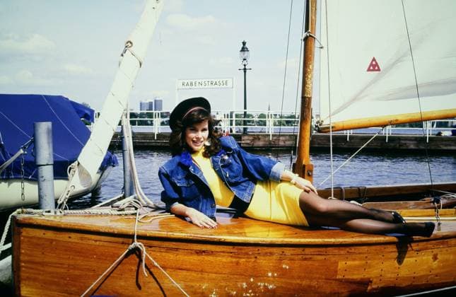 Amerikanische Sängerin Bonnie Bianco in Hamburg Deutschland um 1988. Copyright: HartwigxValdmanis Nur redaktionelle Nutzung. Editorial usage only. VAL_7205002185