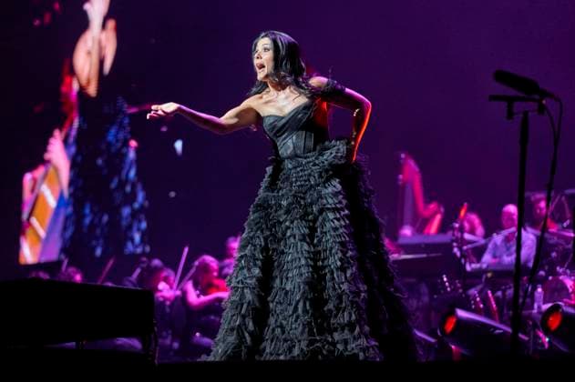 Bilder des Jahres 2023, Entertainment 12 Dezember Entertainment Themen der Woche KW49 Alexandra Arrieche live bei der Night of the Proms 2023 in der in der ZAG Arena. Hannover, 06.12.2023 *** Alexandra Arrieche live at the Night of the Proms 2023 in the ZAG Arena Hannover, 06 12 2023 Foto:xU.xStammx xFuturexImagex notp_hannover_3248