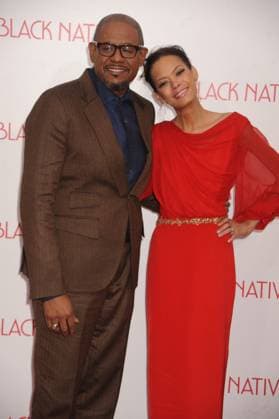 NEW YORK, NY - NOVEMBER 18: Forest Whitaker_Keisha Nash Whitaker attends the Black Nativity premiere at The Apollo Theater on November 18, 2013 in New York City...People: Forest Whitaker_Keisha Nash Whitaker. Manhattan United States Of America - ZUMAs214 20131118_aba_s214_001 Copyright: xSMGx
