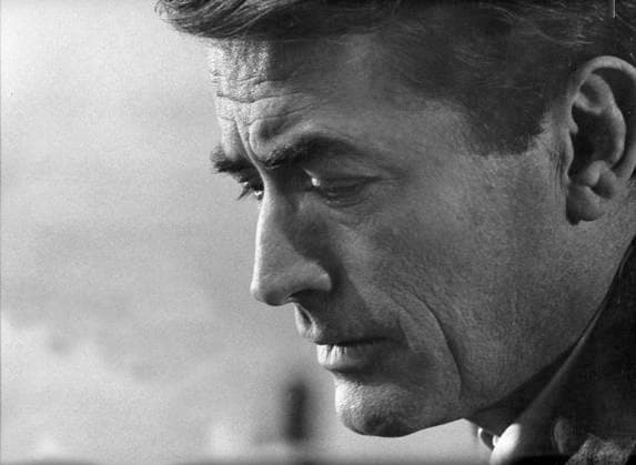 Gregory Peck Portraits Actor Gragory Peck profile Los Angeles, CA USA  Copyright: xLeoxFuchsx 0740b Gregory Peck PROFILE PORTRAIT larger