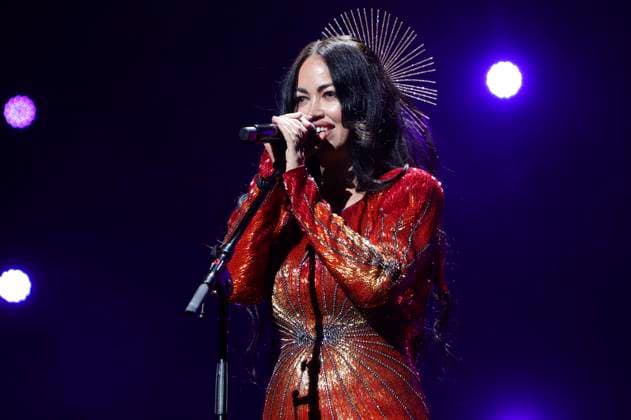 Bilder des Jahres 2023, Entertainment 12 Dezember Entertainment Themen der Woche KW49 Aura Dione live bei der Night of the Proms 2023 in der in der Barclay Card Arena. Hamburg, 08.12.2023 *** Aura Dione live at the Night of the Proms 2023 in the Barclay Card Arena Hamburg, 08 12 2023 Foto:xgbrcix xFuturexImagex notp_hamburg_3206
