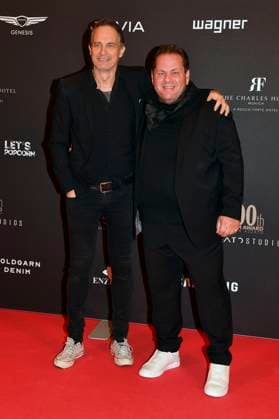 Ralf Bauer und Mayk Azzato beim 100th Film Award Event im Charles Hotel. München, 09.12.2023