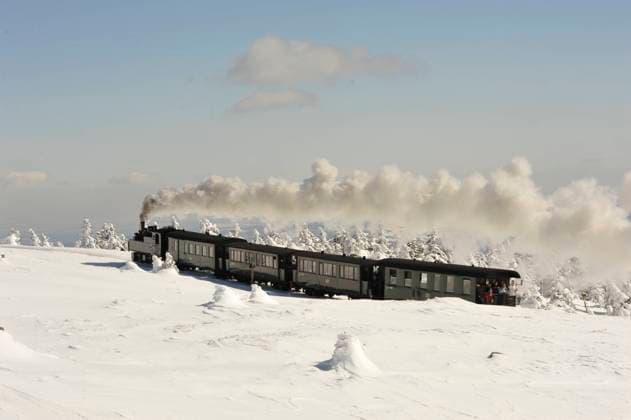 Dampflokomotiv im Harz Brocken Harz Narrow Gauge Steam Train in clouds of smoke Harz,Brocken Copyright: xZoonar.com ArvidasxSaladauskasx 5479037