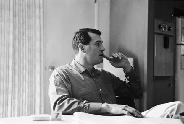Rock Hudson at Home Actor Rock Hudson at his house Los Angeles, CA USA  Copyright: xLeoxFuchsx 0906 Rock Hudson at home