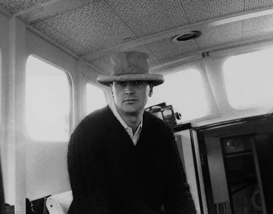 Rock Hudson at Home Actor Rock Hudson at his boat Los Angeles, CA USA  Copyright: xLeoxFuchsx R0041-Hudson