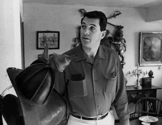 Rock Hudson at Home Actor Rock Hudson at his house Los Angeles, CA USA  Copyright: xLeoxFuchsx R0042-Hudson