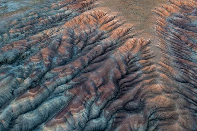 Creative Highlights World Multi-colored striped bentonite clay hills by the Fantasy Canyon Recreation Site in Utah. Vernal Fantasy Canyon Recreation Site Utah United States Copyright: xJonxG.xFullerx xVWPicsx 0502-JGF-FantasyCanyon-US-UT