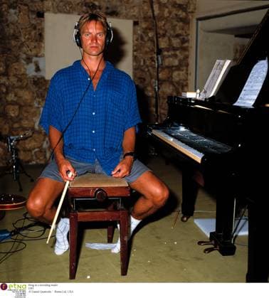 Sting in a recording studio 1985 Sting in a recording studio 1985, Credit:Daniel Quatrochi Avalon  Copyright: xDanielxQuatrochix xAvalonx 0524854887