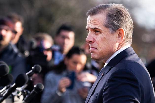 Hunter Biden Dec 13 UNITED STATES - DECEMBER 13: Hunter Biden, the son of President Joe Biden, speaks during a news conference outside the U.S. Capitol about testifying publicly to the House Oversight and Accountability Committee on Wednesday, December 13, 2023. (Tom Williams CQ Roll Call) Washington DC United States EDITORIAL USE ONLY Copyright: x2023xCQ-RollxCall,xInc.x TomxWilliamsx rollcallpix156387