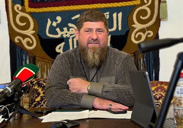 News Themen der Woche KW50 News Bilder des Tages RUSSIA, CHECHEN REPUBLIC - DECEMBER 13, 2023: The Head of the Chechen Republic, Ramzan Kadyrov, is seen during a live question-and-answer session in the city of Grozny. Taisiya Borshigova TASS  65733542