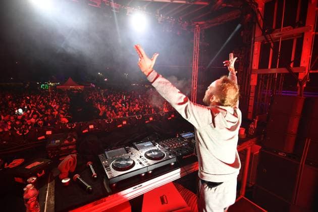 December 15, 2023, Olympic Valley, CA, USA: Rusko performs during Day 1 of the 2023 Tahoe Live Music Festival at Palisades Tahoe on December 15, 2023 in Olympic Valley, CA. Olympic Valley USA - ZUMAs181 20231215_zea_s181_005 Copyright: ximageSPACEx