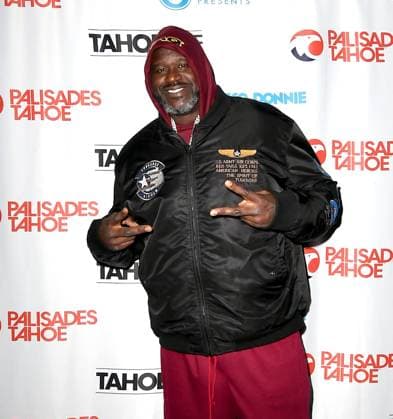 December 16, 2023, Olympic Valley, CA, USA: DJ Diesel - Shaquille O Neal poses backstage during Day 2 of the 2023 Tahoe Live Music Festival at Palisades Tahoe on December 16, 2023 in Olympic Valley, CA. Olympic Valley USA - ZUMAs181 20231216_zea_s181_001 Copyright: ximageSPACEx