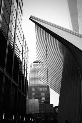 Creative Highlights World A grayscale shot of beautiful modern architectural buildings in the city 141730 RECORD DATE NOT STATED