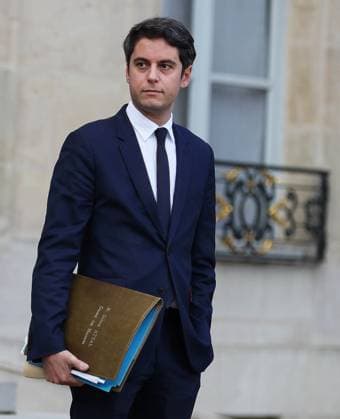 Le Conseil des Ministres en presence de Gabriel Attal au Palais de l Elysee NEWS: Le Conseil des Ministres- Paris - 20 12 2023 JonathanRebboah Panoramic  PESRK24022012