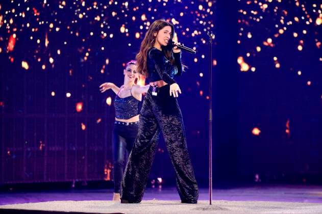Entertainment Themen der Woche KW51 Vanessa Mai bei der Premiere der neuen Holiday on Ice Show No Limits in der Quarterback Immobilien Arena. Leipzig, 21.12.2023 *** Vanessa Mai at the premiere of the new Holiday on Ice show No Limits in the Quarterback Immobilien Arena Leipzig, 21 12 2023 Foto:xM.xWehnertx xFuturexImagex holiday_3242
