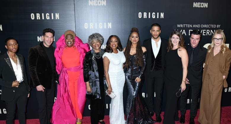 RECORD DATE NOT STATED Myles Frost, Jon Bernthal, Aunjanue Ellis-Taylor, Emily Yancy, Niecy Nash, Ava DuVernay, Isha Blaaker, Hannah Pniewski, Finn Wittrock, Stephanie March at arrivals, ORIGIN Premiere, Alice Tully Hall at Lincoln Center, New York, NY, United States, November 30, 2023. (Photo by: Quoin Pics Everett Collection) PUBLICATIONXNOTxINxCANxCHNxFRAxITAxJPNxNORxPOLxRUSxESPxUKxUSA