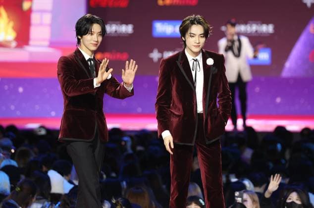 S. Korean boy group NCT 127 S. Korean boy group NCT 127 South Korean boy group NCT 127 poses for a photo during the 2023 SBS Music Awards in Incheon, west of Seoul, on Dec. 25, 2023. (Yonhap) 2023-12-26 11:57:39 < 1980-2023 YONHAPNEWS AGENCY. .> ÀÎo±¤¿ª½Ã EDITORIAL USE ONLY  Copyright: xx PYH2023122606110034400 YonhapxNewsx yonphotos226569