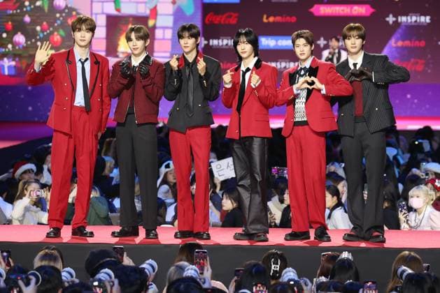 S. Korean boy group Riize S. Korean boy group Riize South Korean boy group Riize poses for a photo during the 2023 SBS Music Awards in Incheon, west of Seoul, on Dec. 25, 2023. (Yonhap) 2023-12-26 11:57:54 < 1980-2023 YONHAPNEWS AGENCY. .> ÀÎo±¤¿ª½Ã EDITORIAL USE ONLY  Copyright: xx PYH2023122606030034400 YonhapxNewsx yonphotos226579
