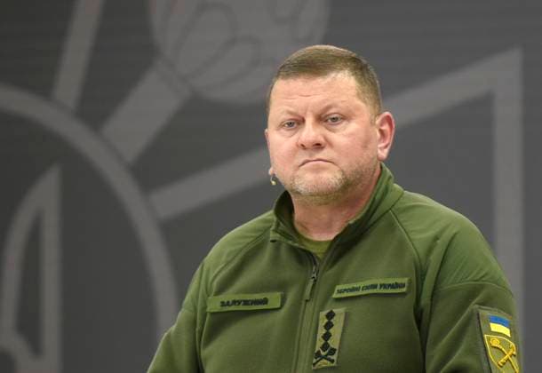 KYIV, UKRAINE - DECEMBER 26, 2023 - Commander-in-Chief of the Armed Forces of Ukraine, General Valerii Zaluzhnyi holds a press conference in Kyiv, capital of Ukraine. Press conference of Valerii Zaluzhnyi in Kyiv  Copyright: xKaniukaxRuslanx