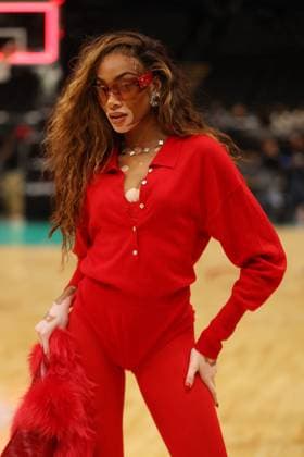 Entertainment Themen der Woche KW52 Bilder des Jahres 2023, Entertainment 12 Dezember Entertainment Bilder des Tages WASHINGTON, D.C. - DECEMBER 26: Winnie Harlow attends the Washington Wizards vs Orlando Game at the Capital One Arena in Washington, D.C. on December 26, 2023. Copyright: xmpi34x