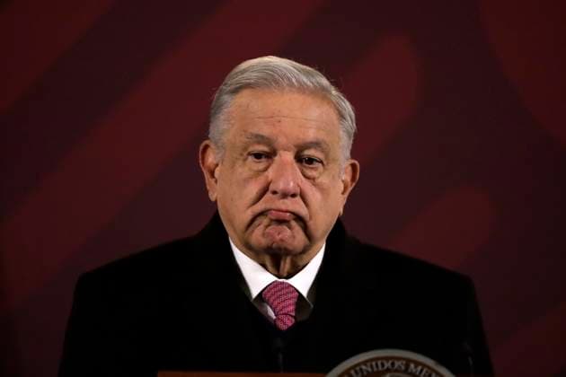 Andres Manuel Lopez Obrador, president of Mexico, announces the start of operations of the Mega Wellbeing Pharmacy December 29, 2023, Mexico City, Mexico: The President of Mexico, Andres Manuel Lopez Obrador announces the start of operations of the Mega Farmacia del Bienestar at the press conference at the National Palace in Mexico City. on December 29, 2023 in Mexico City, Mexico (Photo by Luis Barron Eyepix Group). Copyright: xLuisxBarronx xEyepixxGroupx LB20231229_3