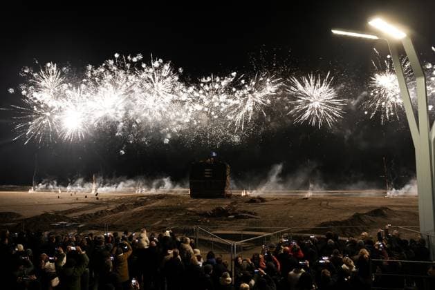 Entertainment Themen der Woche KW52 Entertainment Bilder des Tages SCHEVENINGEN - The new year is traditionally heralded on the beach of Scheveningen with a bonfire, a day earlier than usual. The wind is expected to blow too hard on New Year s Eve. ANP VRPRESS netherlands out - belgium out  Copyright: xx x487417151x originalFilename: 487417151.jpg