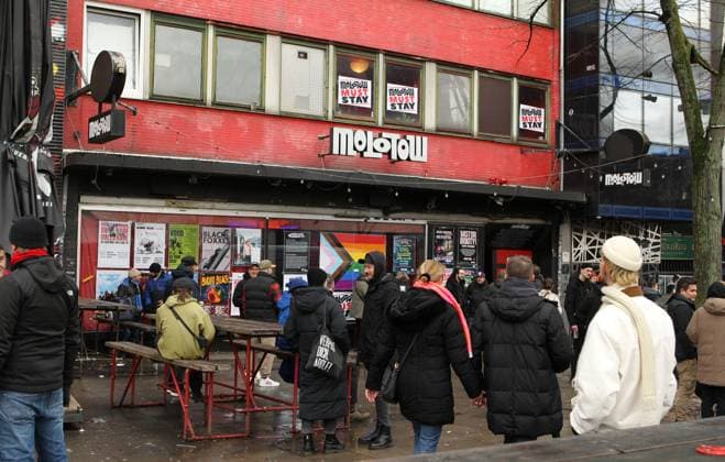 Der Molotow Musikclub am Nobistor 14 auf der Reeperbahn. St. Pauli Hamburg