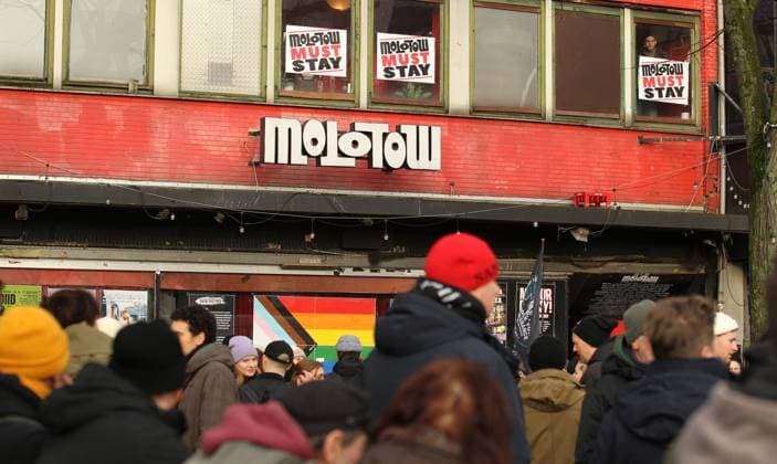 Der Molotow Musikclub am Nobistor 14 auf der Reeperbahn. St. Pauli Hamburg