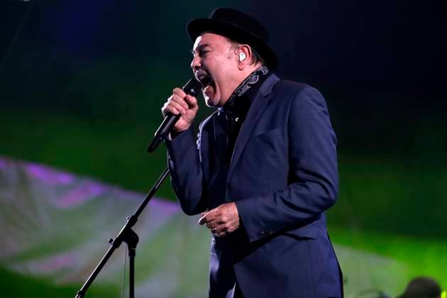 December 31, 2023, Mexico City, Mexico: Panamanian singer-songwriter Ruben Blades at the New Year s Eve concert at the Glorieta del Ahuehuete in Mexico City. on December 31, 2023 in Mexico City, Mexico Mexico City Mexico - ZUMAe321 20231231_zia_e321_032 Copyright: xLuisxBarronx