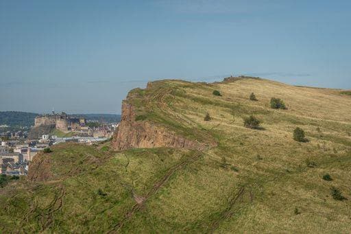 A beautiful shot of Holyrood Park in Edinburgh 1031090 RECORD DATE NOT STATED