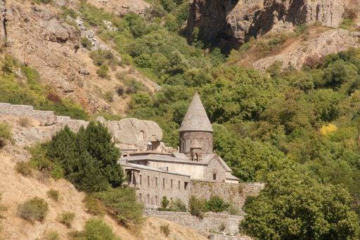 The Geghard medieval monastery in the Kotayk province of Armenia 1047039 RECORD DATE NOT STATED