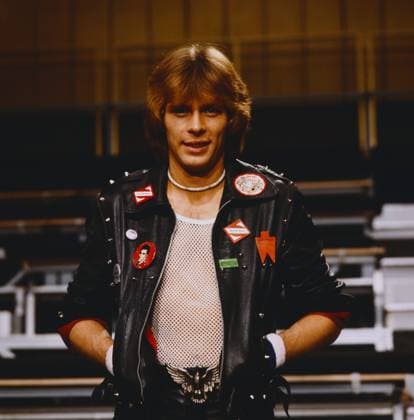 HITPARADE Hitparade, ZDF Musiksendung, 1980, Schlagersänger Benny, aka Benny Schnier. Hitparade, TV music show, 1980, Pop singer Benny, aka Benny Schnier., Berlin Deutschland Copyright: kpa kpa_55050141 EDITORIAL USE ONLY