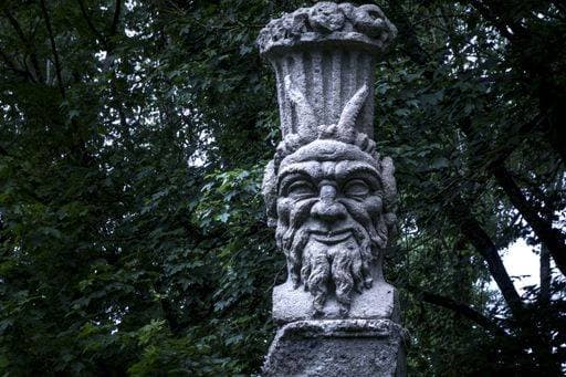 The Sacro Bosco park and garden in Bomarzo, Viterbo, Lazio, Italy 1393606