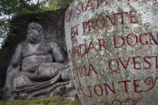The Sacro Bosco park and garden in Bomarzo, Viterbo, Lazio, Italy 1393752