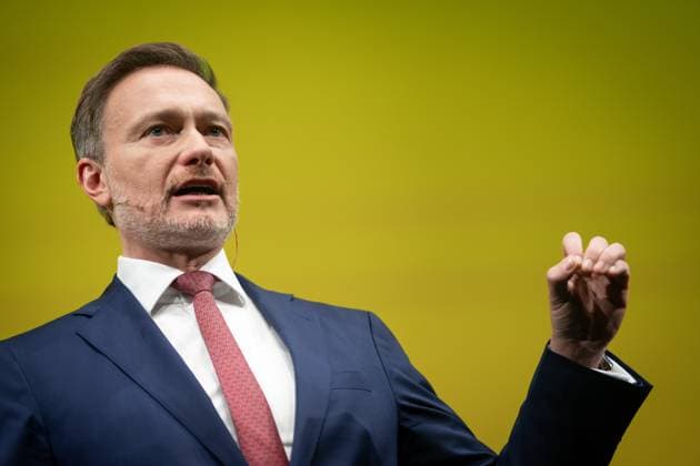 News Themen der Woche KW01 FDP Dreikoenigstreffen in Stuttgart Christian Lindner (FDP) im Portrait bei seiner Rede auf der Buehne im Rahmen der Dreikoenigskundgebung der Freien Demokraten im Opernhaus in Stuttgart, Stuttgart, 06.01.2024 Stuttgart Baden-Wuerttemberg Deutschland *** FDP Three Kings Meeting in Stuttgart Christian Lindner FDP in portrait during his speech on stage at the Three Kings Rally of the Free Democrats at the Opera House in Stuttgart, Stuttgart, 06 01 2024 Stuttgart Baden Wuerttemberg Germany