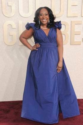 RECORD DATE NOT STATED Angelique Jackson at arrivals, 81st Annual Golden Globe Awards, Beverly Hilton Hotel, Beverly Hills, CA, United States, January 7, 2024. (Photo by: Elizabeth Goodenough Everett Collection) PUBLICATIONXNOTxINxCANxCHNxFRAxITAxJPNxNORxPOLxRUSxESPxUKxUSA