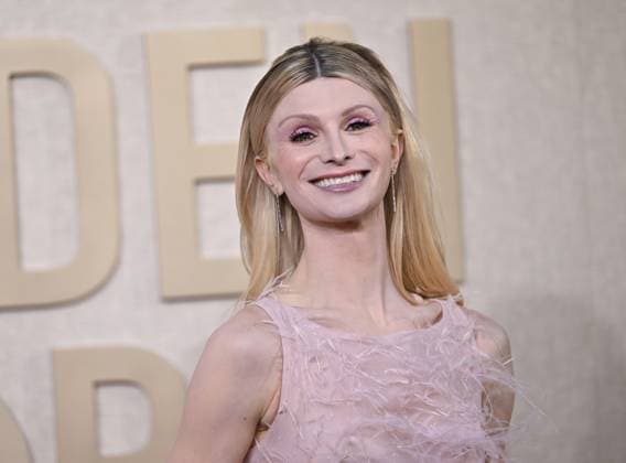 Actress Dylan Mulvaney arrives for the 81st annual Golden Globe Awards at the Beverly Hilton in Beverly Hills, California on Sunday, January 7, 2024.  LAP202401070076 CHRISxCHEW