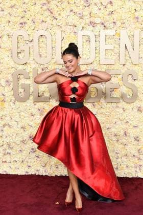 Bilder des Jahres 2024, Entertainment 01 Januar Entertainment Themen der Woche KW01 Entertainment Bilder des Tages January 7, 2024, Beverly Hills, CA, USA: Selena Gomez attends the 81st Annual Golden Globe Awards at The Beverly Hilton on January 07, 2024 in Beverly Hills, California. Beverly Hills USA - ZUMAs181 20240107_zea_s181_227 Copyright: xCxFlaniganx