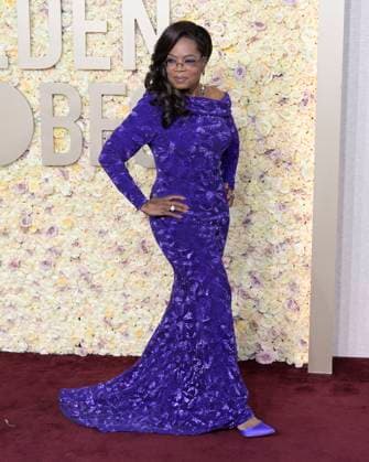 81st Annual Golden Globe Awards 07 January 2024 - Beverly Hills, California - Oprah Winfrey. 81st Annual Golden Globe Awards at The Beverly Hilton Hotel. Photo Credit: Billy Bennight AdMedia Beverly Hills California United States EDITORIAL USE ONLY  Copyright: xx BillyxBennightx admphotostwo870539
