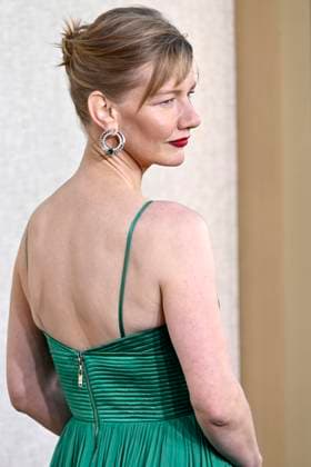 Sandra Hüller bei der Verleihung der 81. Golden Globe Awards im Beverly Hilton Hotel. Beverly Hills, 07.01.2024