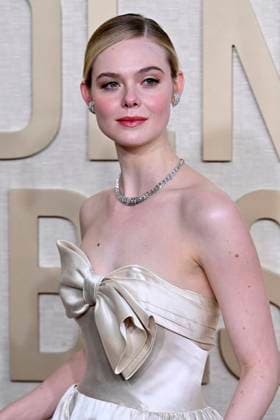 Elle Fanning bei der Verleihung der 81. Golden Globe Awards im Beverly Hilton Hotel. Beverly Hills, 07.01.2024