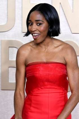 Ayo Edebiri bei der Verleihung der 81. Golden Globe Awards im Beverly Hilton Hotel. Beverly Hills, 07.01.2024