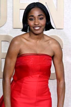 Ayo Edebiri bei der Verleihung der 81. Golden Globe Awards im Beverly Hilton Hotel. Beverly Hills, 07.01.2024